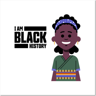 Black history month t-shirt Posters and Art